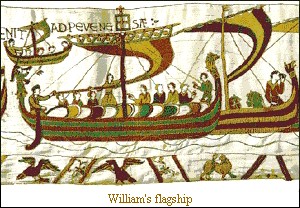 William the Conqueror Sails for England.