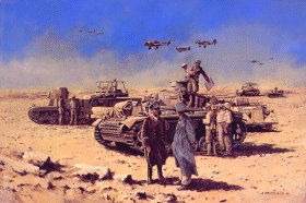 Rommel at El Allamain (21st Panzer Division).