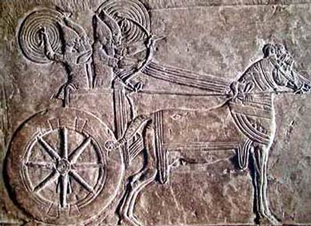Assyrian War Chariot - Four Man Crew.