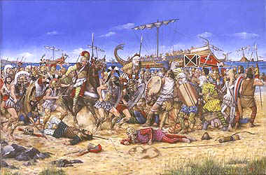 The Battle of Marathon 490 BC.